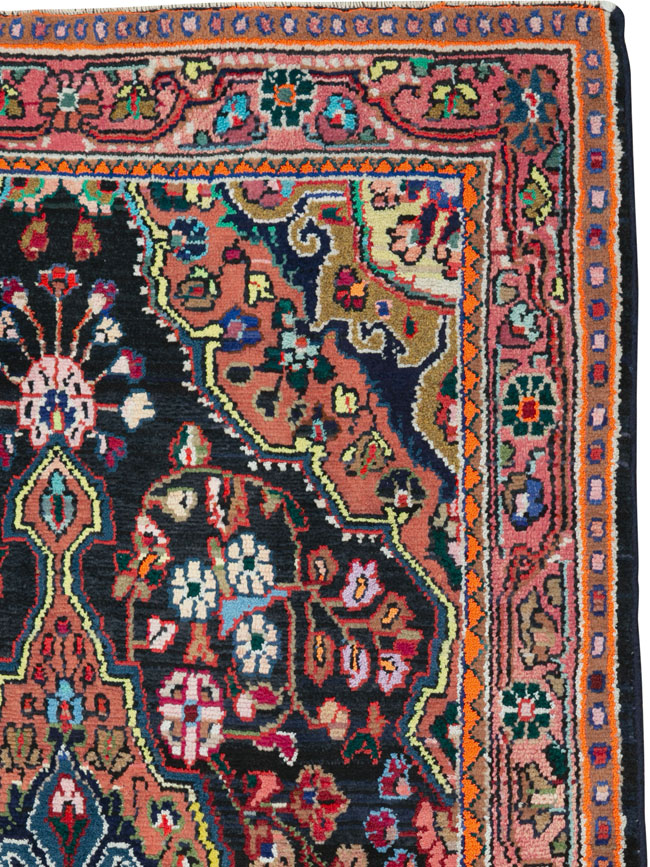 Vintage Persian Hamadan Rug, No.25971 - Galerie Shabab