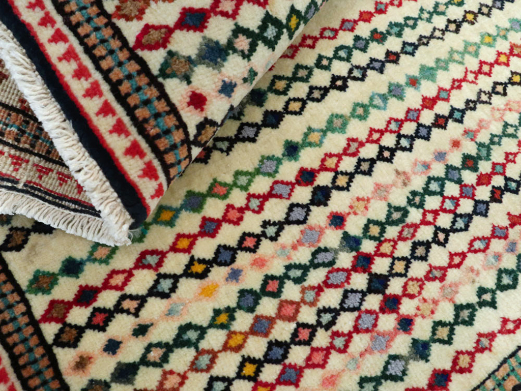 Vintage Persian Hamadan Rug, No.25973 - Galerie Shabab