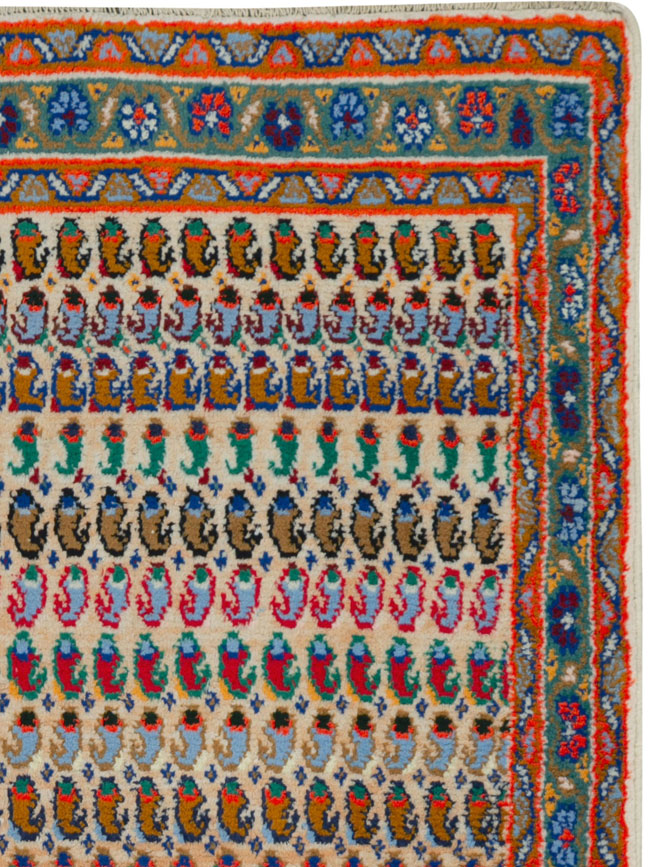 Vintage Persian Hamadan Rug, No.25974 - Galerie Shabab