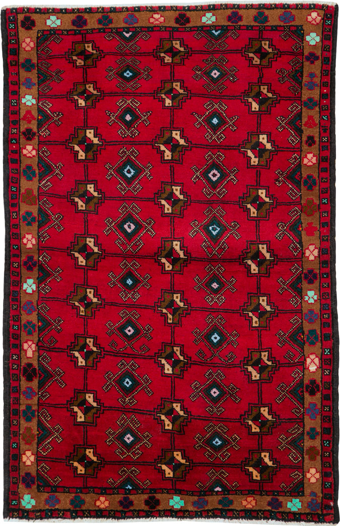 Vintage Hamadan Rug, No.25975 - Galerie Shabab