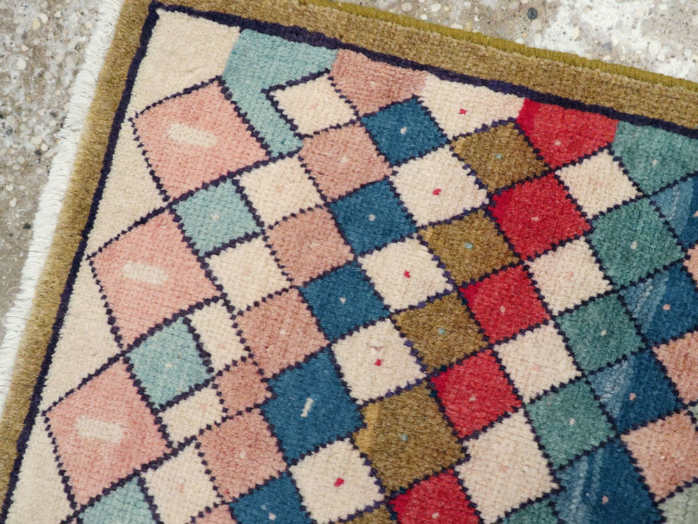 Vintage Persian Mahal Runner, No.25976 - Galerie Shabab