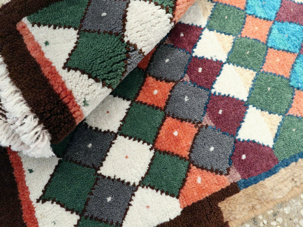 Vintage Persian Mahal Runner, No.25976 - Galerie Shabab