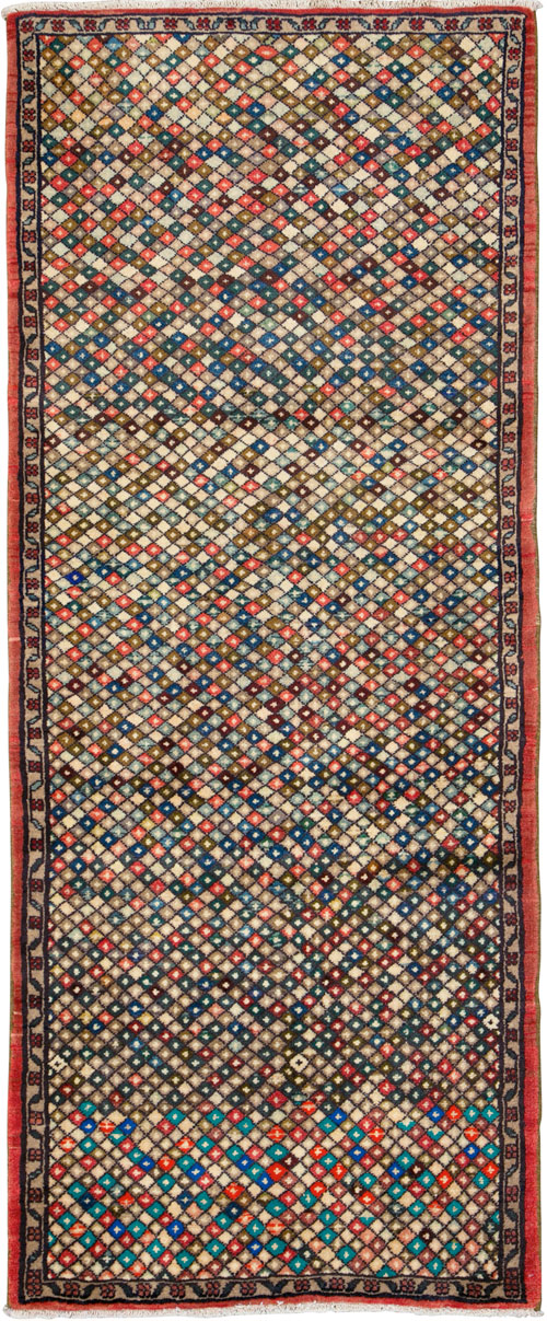 Vintage Persian Mahal Runner, No.25977 - Galerie Shabab