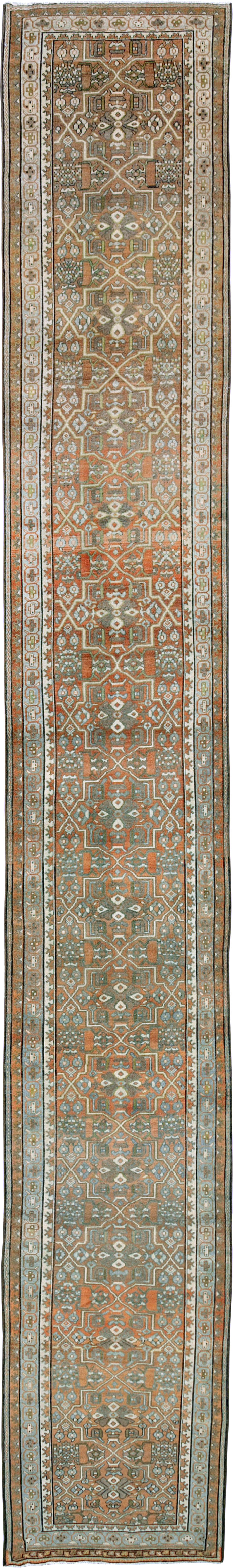 Vintage Persian Malayer Runner, No.25987 - Galerie Shabab
