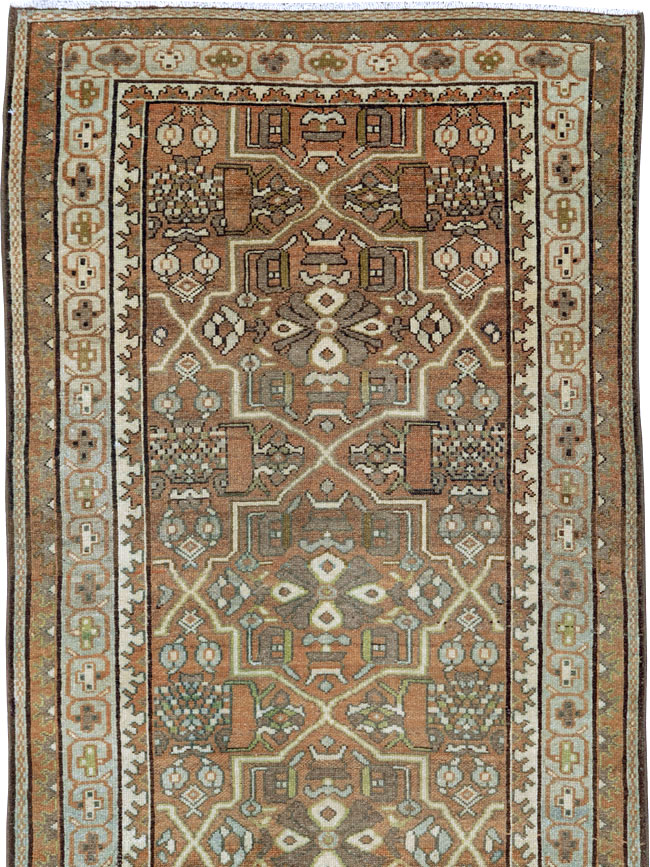 Vintage Persian Malayer Runner, No.25987 - Galerie Shabab