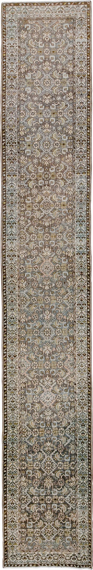 Vintage Persian Malayer Runner, No.25990 - Galerie Shabab
