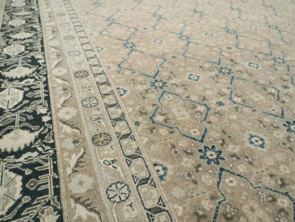 Vintage Turkish Sivas Large Room Size Carpet, No.25997 - Galerie Shabab