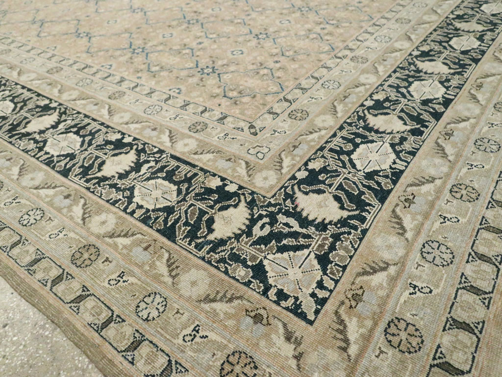 Vintage Turkish Sivas Large Room Size Carpet, No.25997 - Galerie Shabab