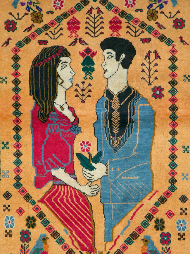 Vintage Persian Baluch Rug, No.26001 - Galerie Shabab