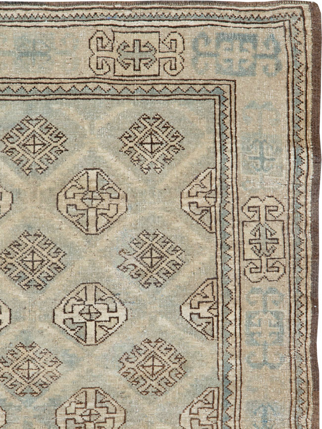 Vintage Persian Kurd Square Accent Rug, No.26008 - Galerie Shabab