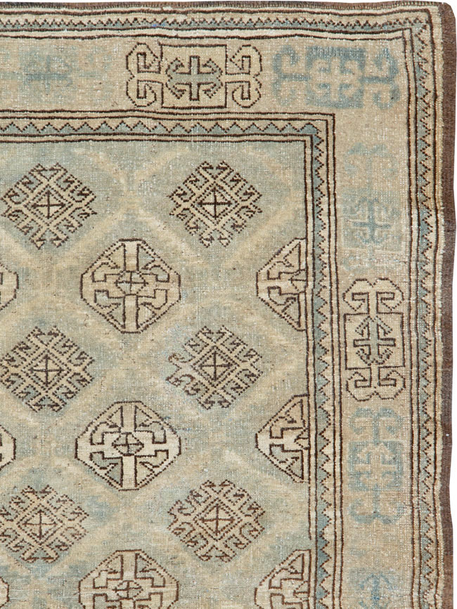 Vintage Persian Kurd Square Accent Rug, No.26008 - Galerie Shabab
