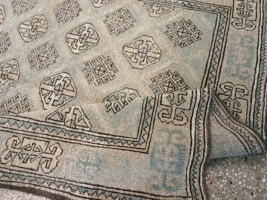 Vintage Persian Kurd Square Accent Rug, No.26008 - Galerie Shabab