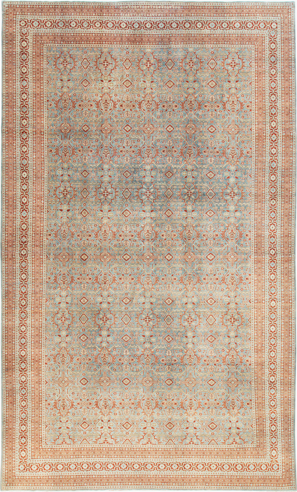 Antique Persian Tabriz Large Carpet, No.26013 - Galerie Shabab