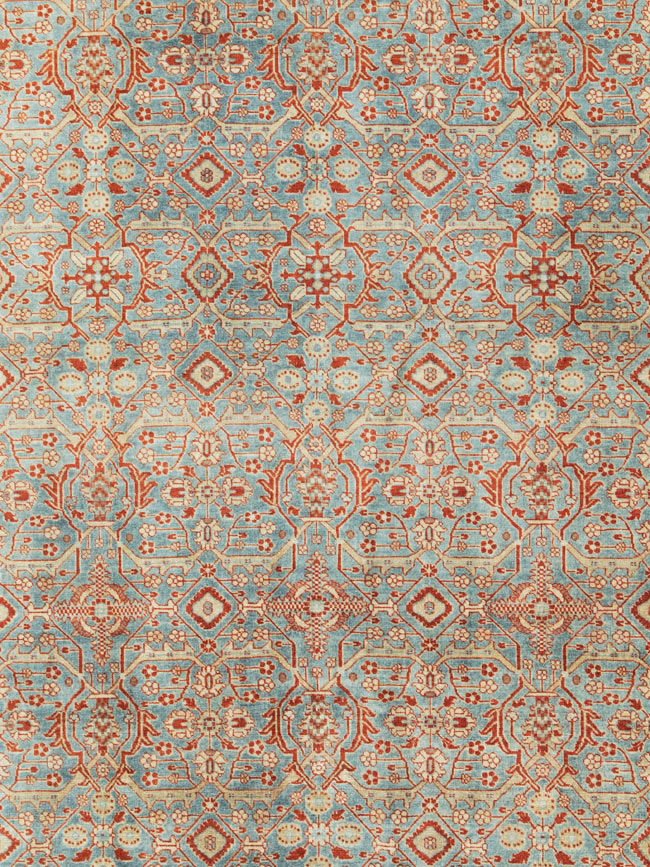 Antique Persian Tabriz Large Carpet, No.26013 - Galerie Shabab