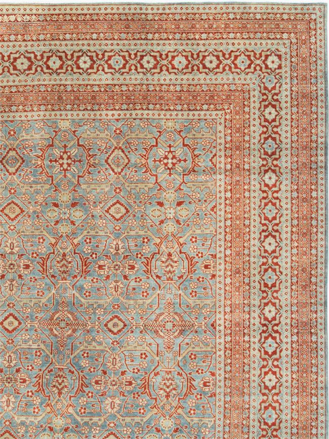 Antique Persian Tabriz Large Carpet, No.26013 - Galerie Shabab