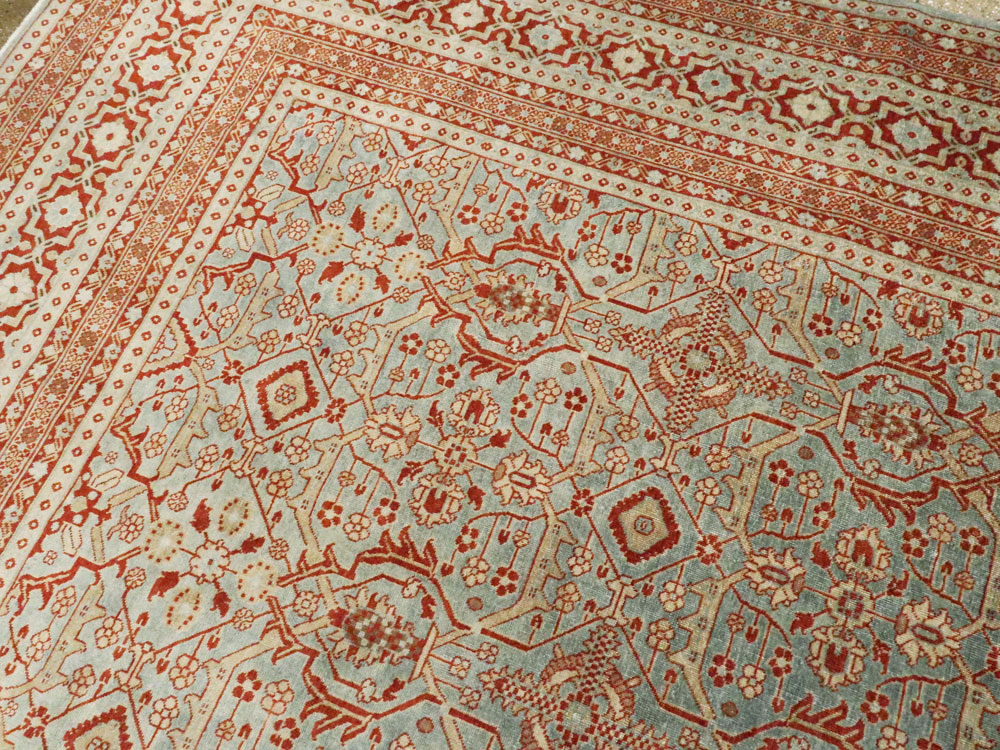 Antique Persian Tabriz Large Carpet, No.26013 - Galerie Shabab