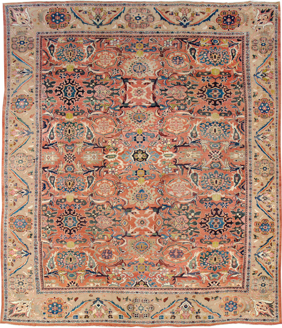 Antique Persian Sultanabad Carpet, No.26014 - Galerie Shabab