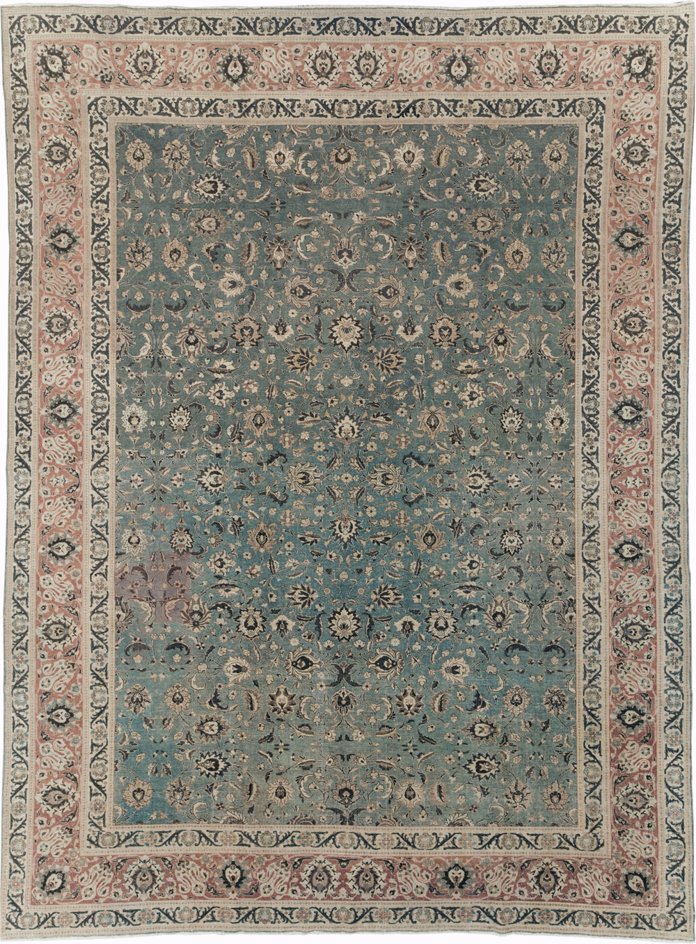 Antique Persian Tabriz Carpet, No.26015 - Galerie Shabab