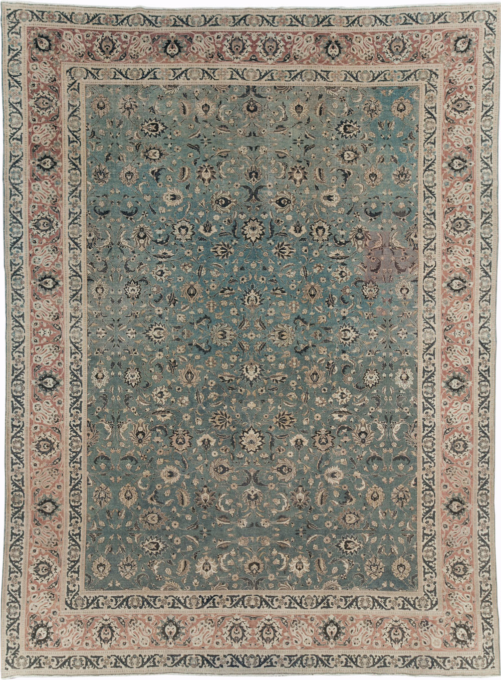 Antique Persian Tabriz Carpet, No.26015 - Galerie Shabab