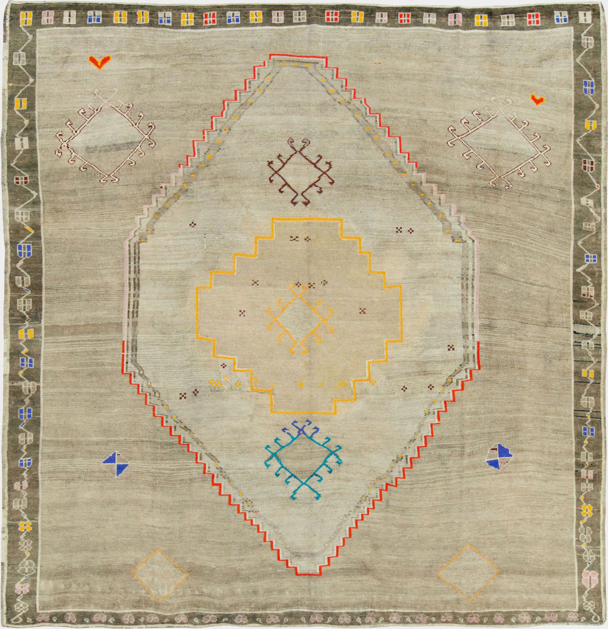 Vintage Turkish Anatolian Carpet, No.26017 - Galerie Shabab