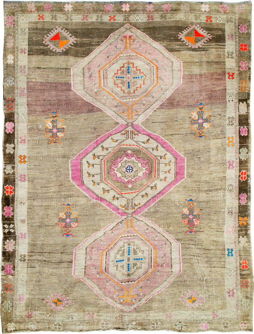 Vintage Turkish Anatolian Carpet, No.26018 - Galerie Shabab
