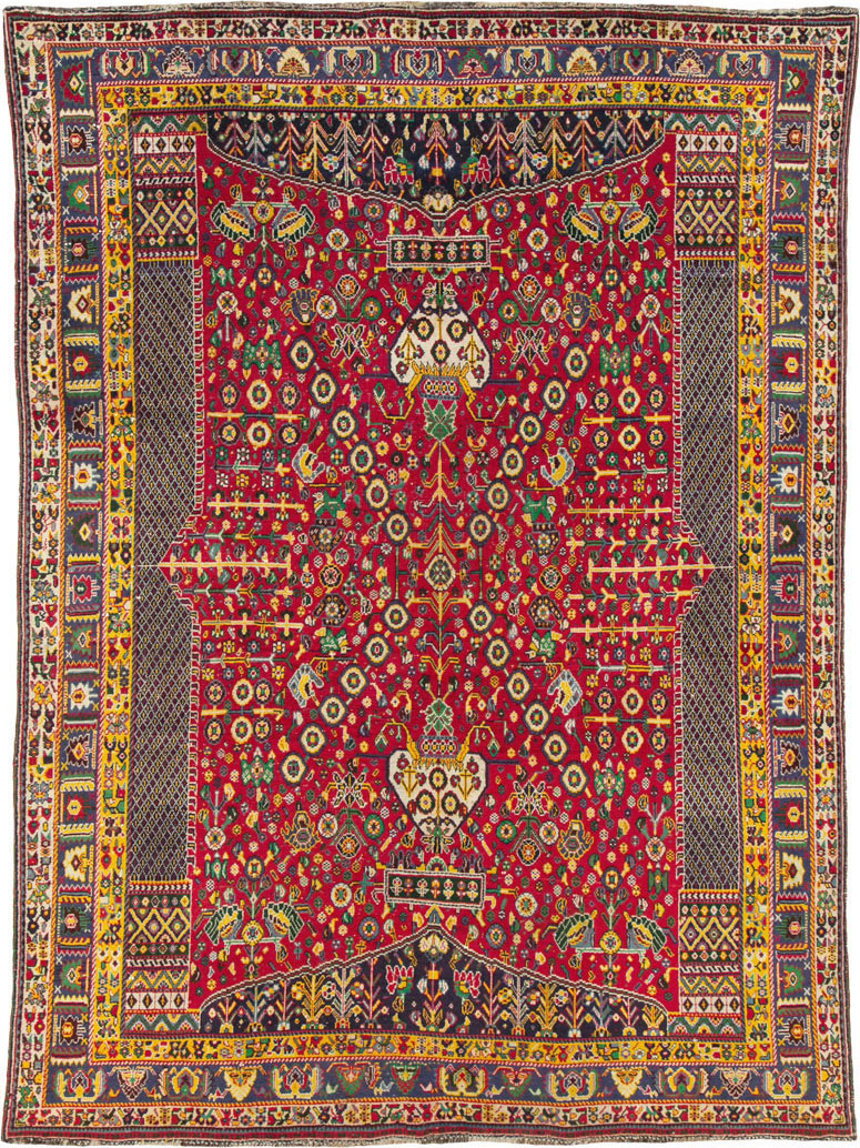 Vintage Persian Shiraz Rug, No.26023 - Galerie Shabab