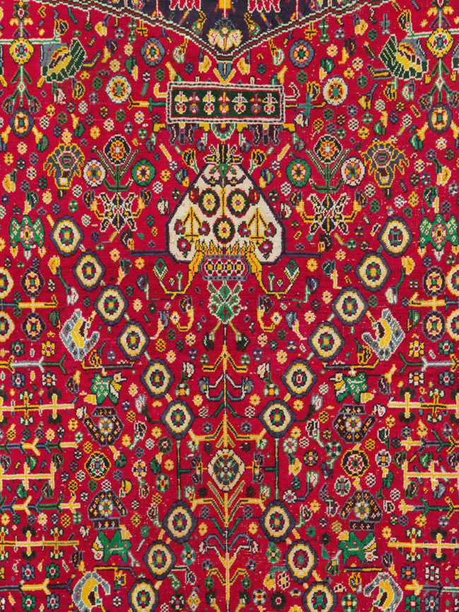 Vintage Persian Shiraz Rug, No.26023 - Galerie Shabab