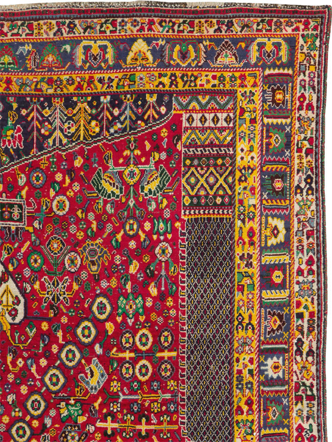 Vintage Persian Shiraz Rug, No.26023 - Galerie Shabab
