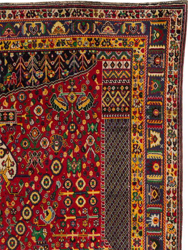 Vintage Persian Shiraz Rug, No.26023 - Galerie Shabab