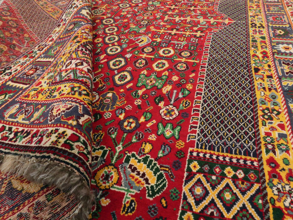 Vintage Persian Shiraz Rug, No.26023 - Galerie Shabab