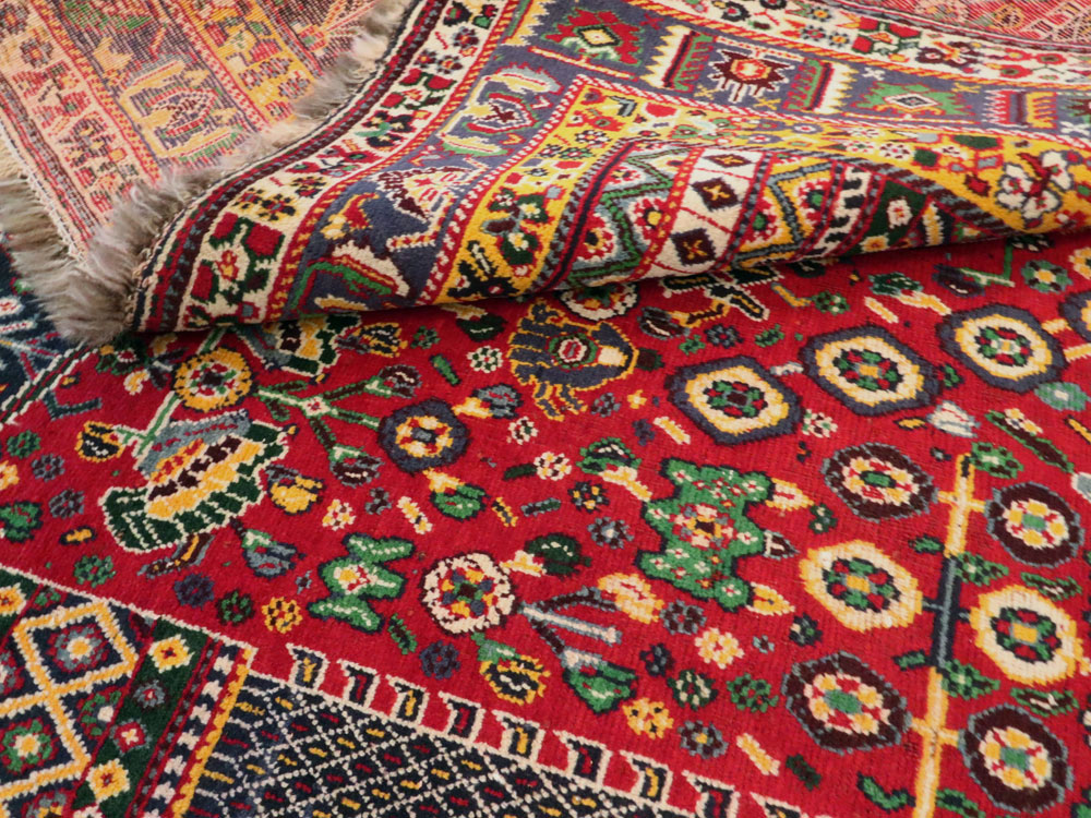 Vintage Persian Shiraz Rug, No.26023 - Galerie Shabab