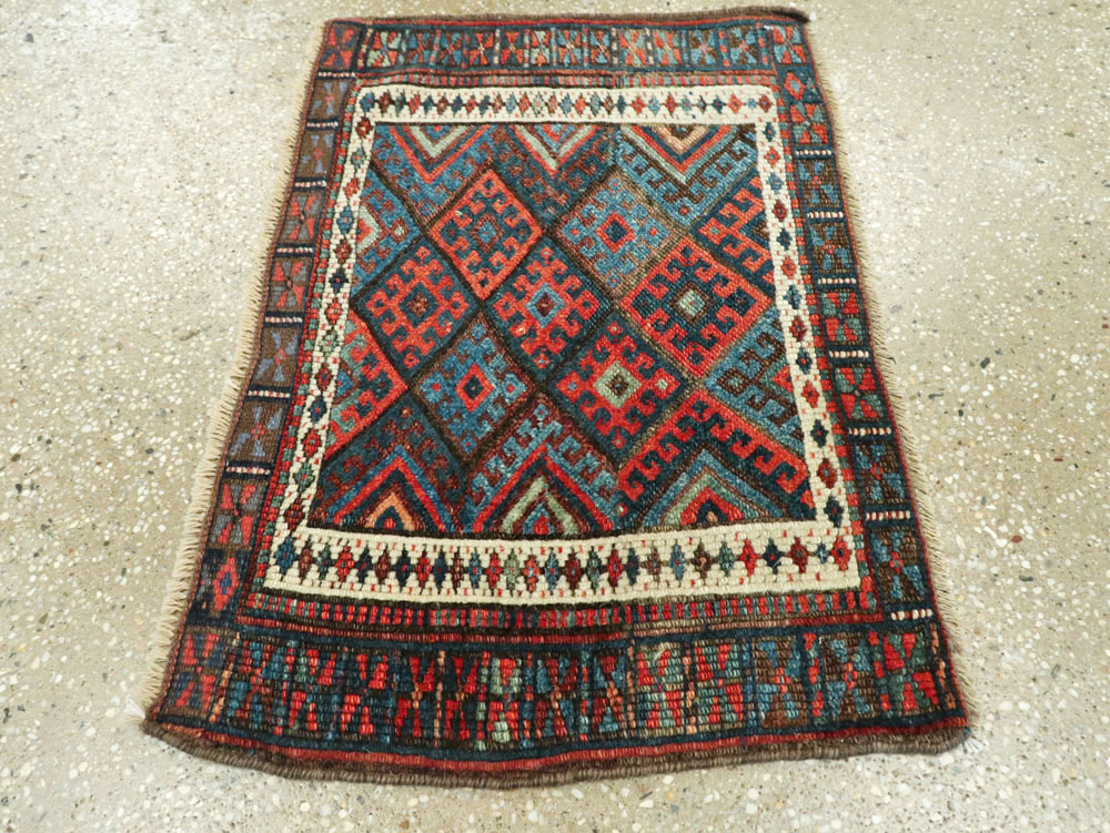 Vintage Jaff Kurd Rug, No.26025 - Galerie Shabab