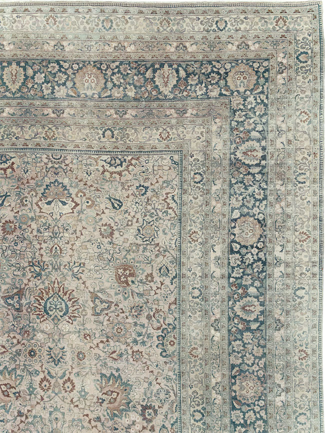 Antique Persian Mashad Oversize Carpet, No.26040 - Galerie Shabab