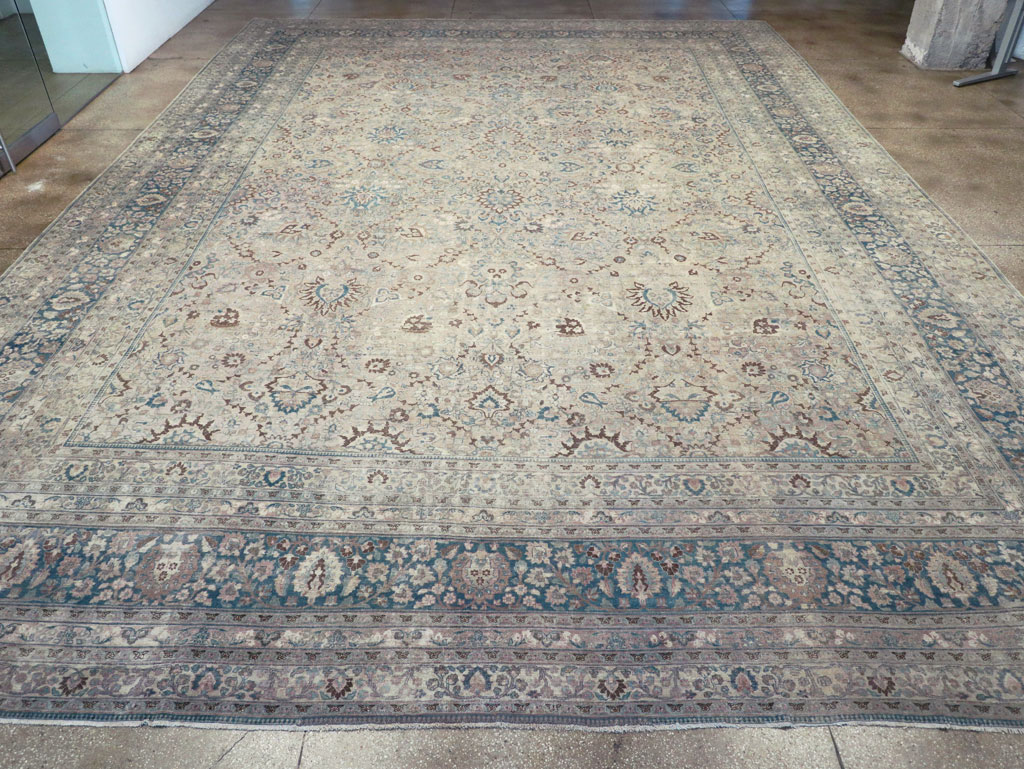 Antique Persian Mashad Oversize Carpet, No.26040 - Galerie Shabab