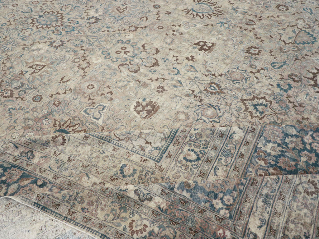 Antique Persian Mashad Oversize Carpet, No.26040 - Galerie Shabab
