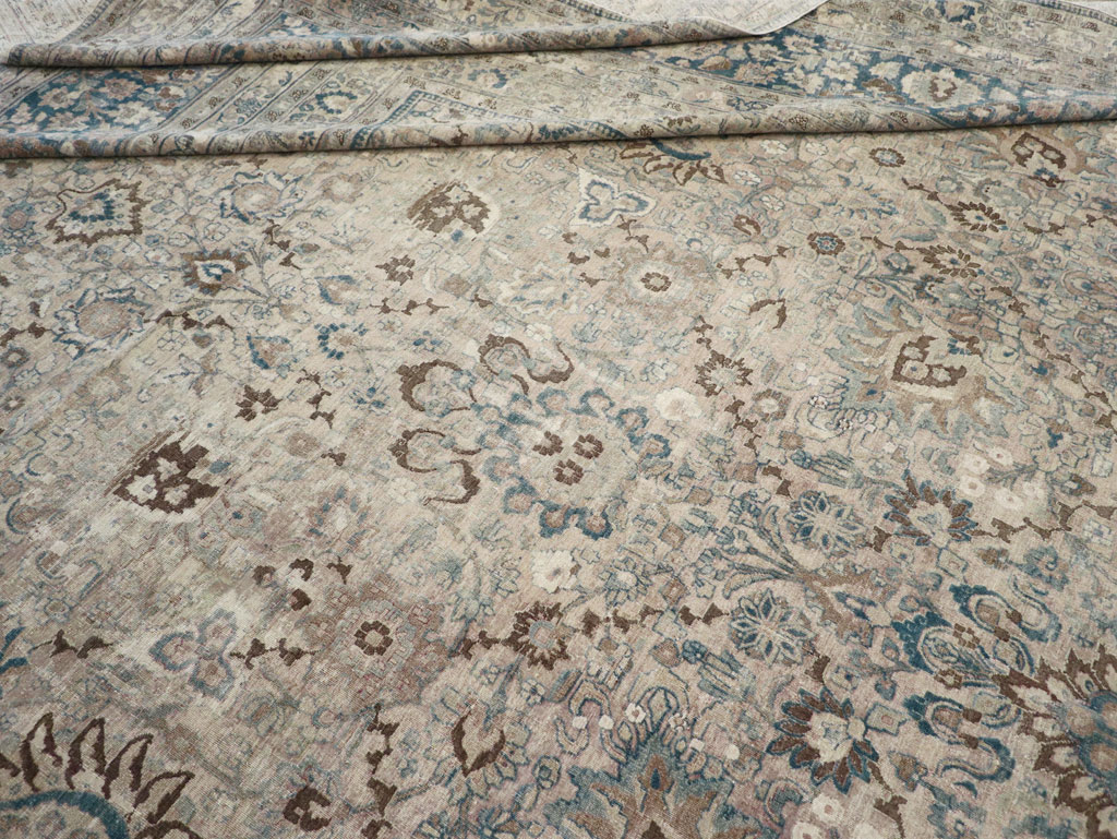 Antique Persian Mashad Oversize Carpet, No.26040 - Galerie Shabab