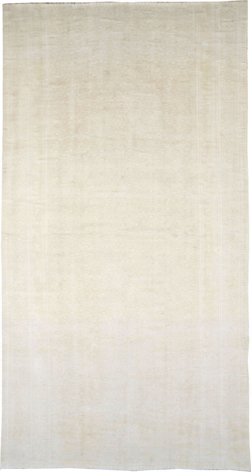 Vintage Persian Cotton Flatweave Kilim Long and Narrow Carpet, No.26041 - Galerie Shabab