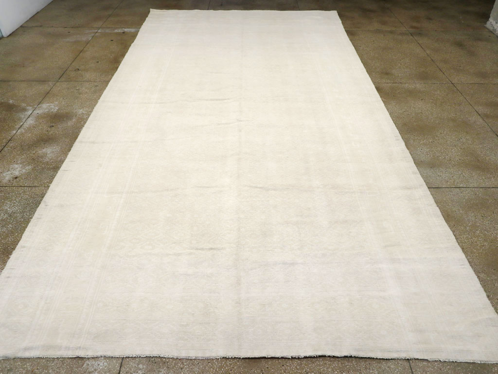 Vintage Persian Cotton Flatweave Kilim Long and Narrow Carpet, No.26041 - Galerie Shabab