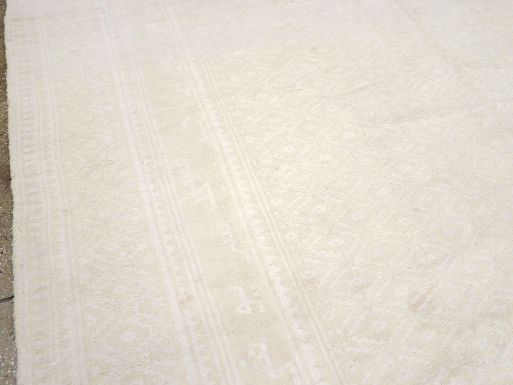 Vintage Persian Cotton Flatweave Kilim Long and Narrow Carpet, No.26041 - Galerie Shabab