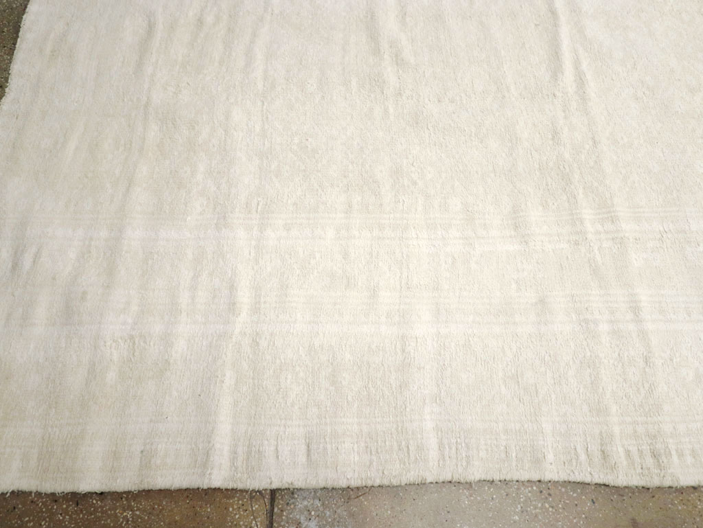 Vintage Persian Cotton Flatweave Kilim Long and Narrow Carpet, No.26041 - Galerie Shabab