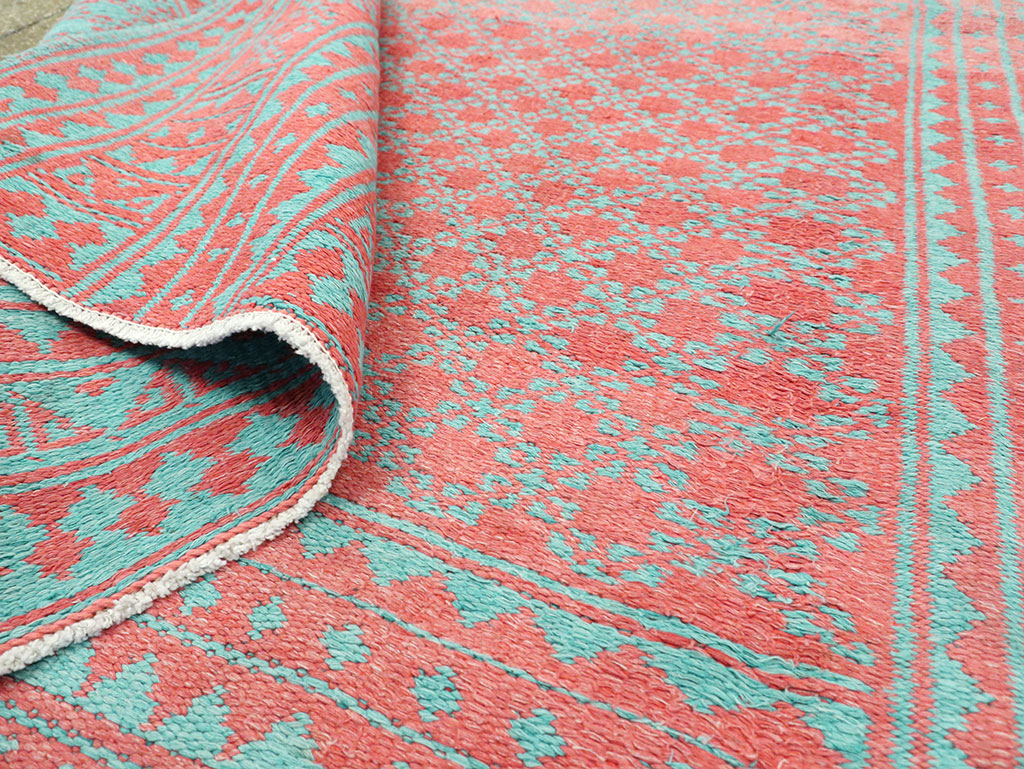 Vintage Persian Reversible Flatweave, No.26043 - Galerie Shabab