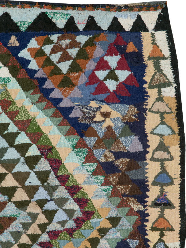 Vintage Persian Flatweave, No.26045 - Galerie Shabab