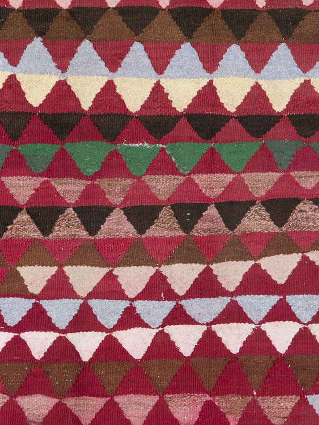 Vintage Persian Flatweave, No.26049 - Galerie Shabab