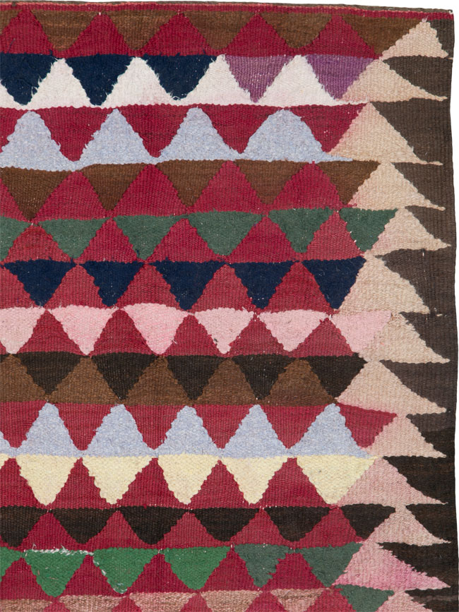 Vintage Persian Flatweave, No.26049 - Galerie Shabab
