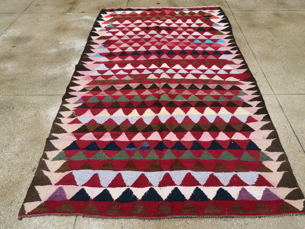 Vintage Persian Flatweave, No.26049 - Galerie Shabab