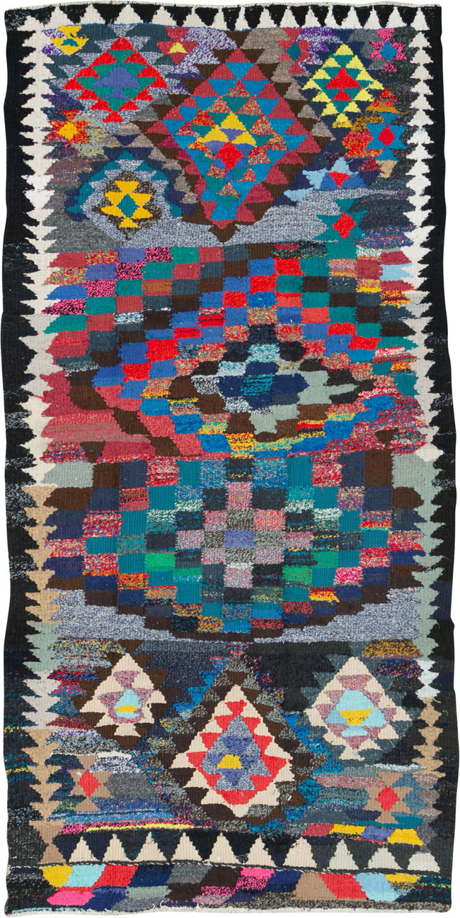 Vintage Persian Flatweave, No.26051 - Galerie Shabab