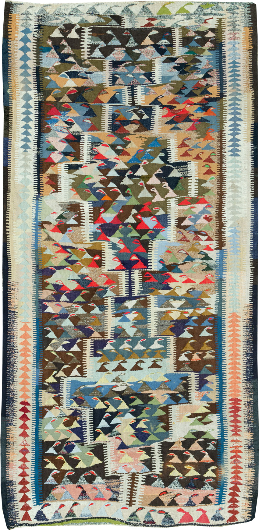 Vintage Persian Flatweave, No.26052 - Galerie Shabab