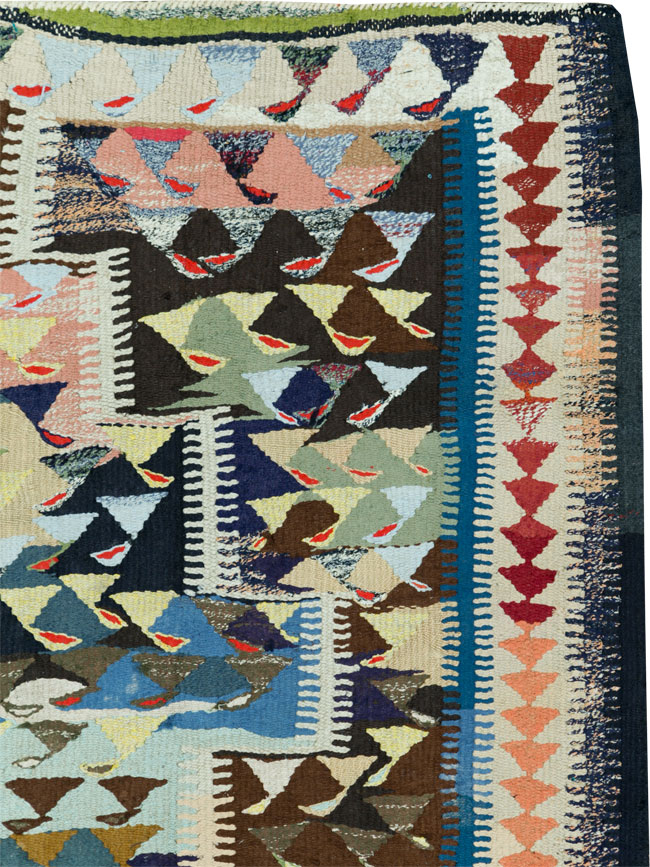 Vintage Persian Flatweave, No.26052 - Galerie Shabab