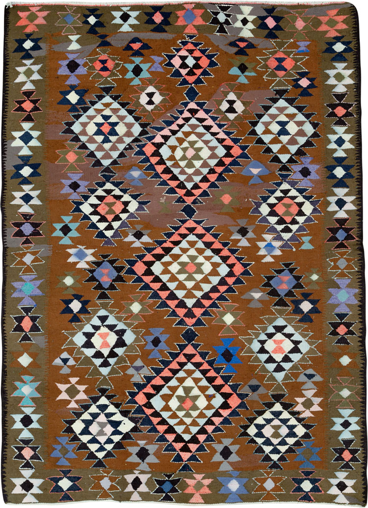 Vintage Persian Flatweave, No.26053 - Galerie Shabab