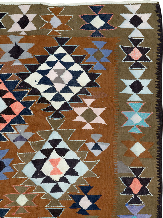 Vintage Persian Flatweave, No.26053 - Galerie Shabab